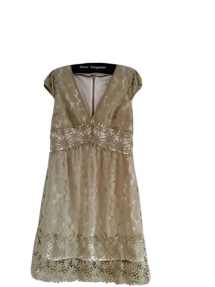 Next Level Apparel Dresses & Skirts - Next Womens dress 12  occasion dress Fully Lined Intricate Lace detail new